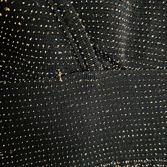 Black and gold holiday romper - Picture 3 of 5